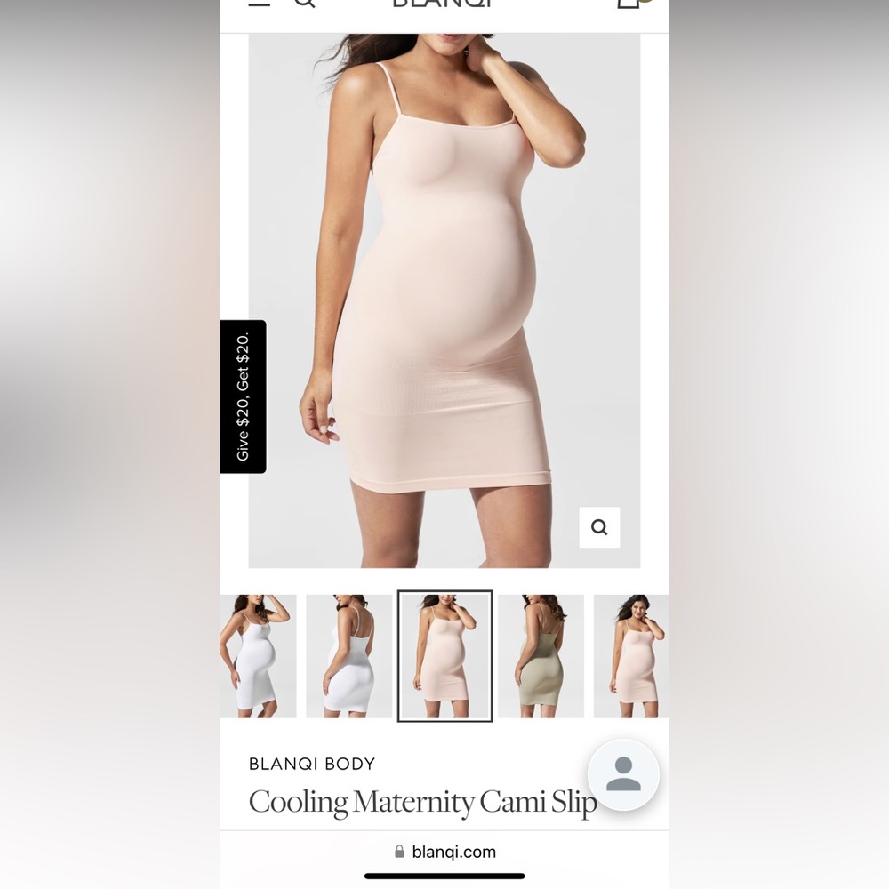 Blanqi Maternity Cooling Dress Slip